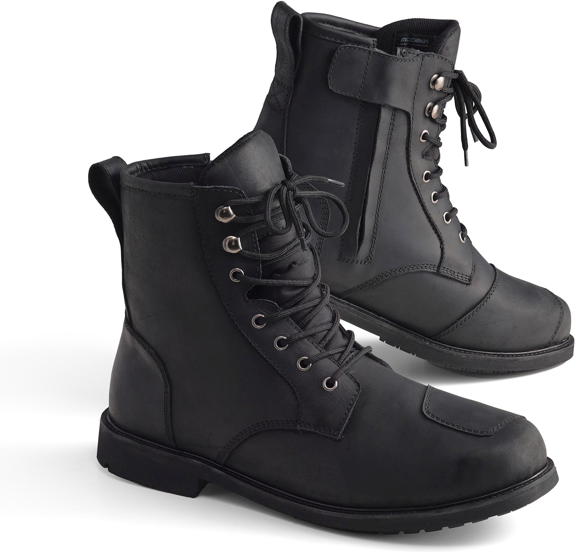 MODEKA Wolter II, Men's motorcycle shoes, Black