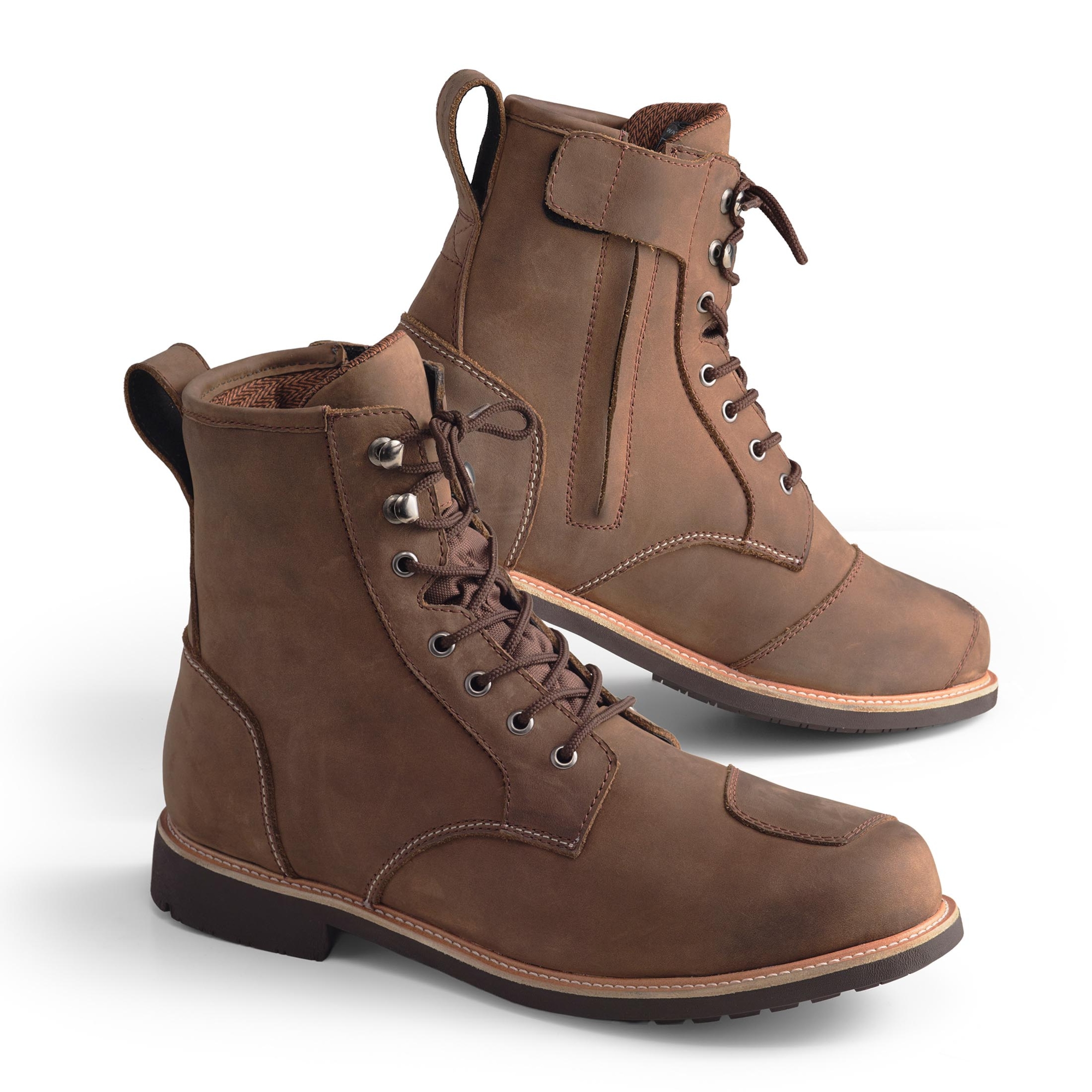 MODEKA Wolter II, Men's motorcycle shoes, Brown