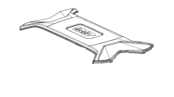 GIVI TRK35 Lite Cover grijs, Covers voor koffers op de moto, zwart