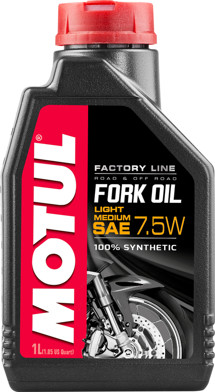 MOTUL Front fork oil 7,5W synthetic factory line, and shock absorber for motorcycles, 1 litre