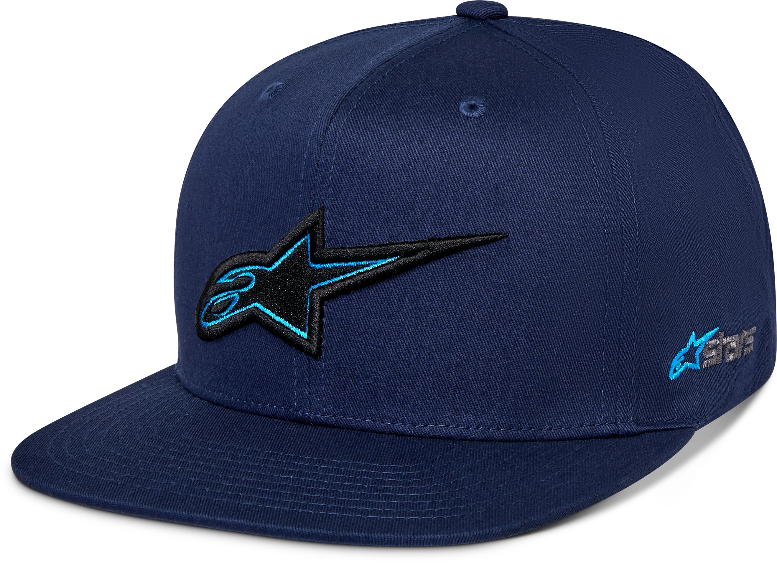 ALPINESTARS Thickness Snapback Hat, Petjes en mutsen voor de motorfietsrijder, Marineblauw