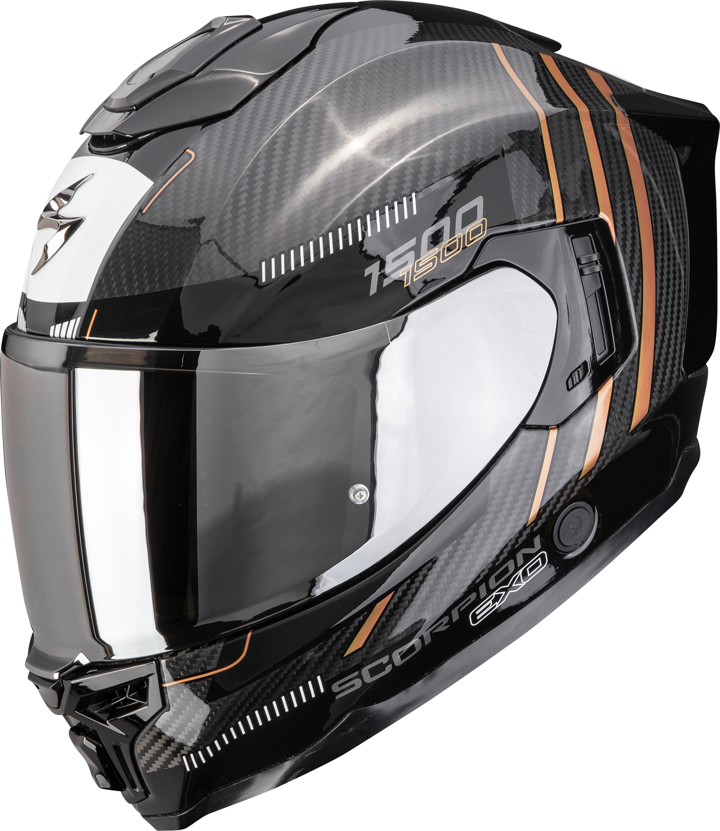 SCORPION EXO-1500 Air Carbon Zity, Full-face helmet, Black-Copper