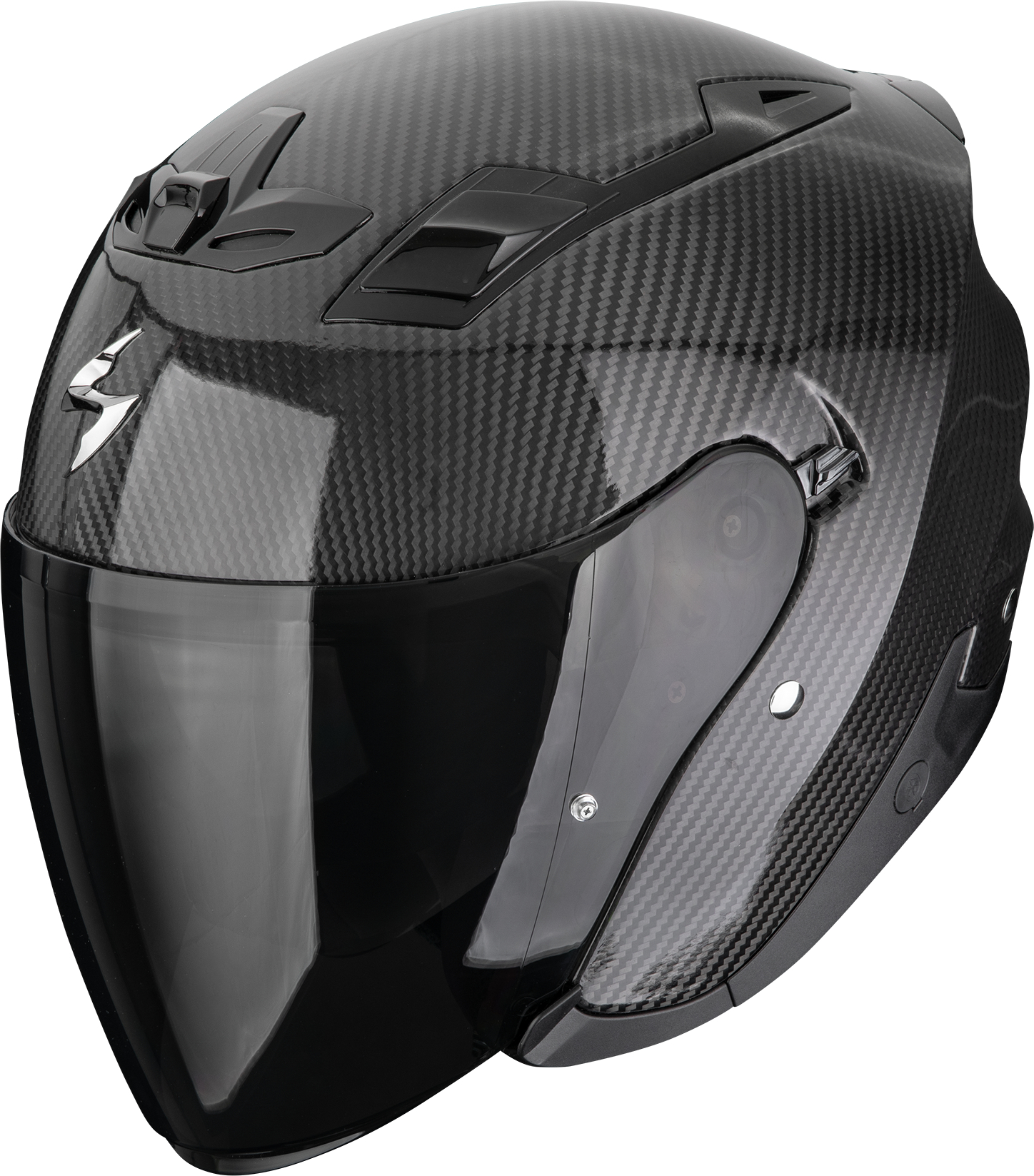 SCORPION EXO-Z1 Carbon Solid, Jet helmet, Black