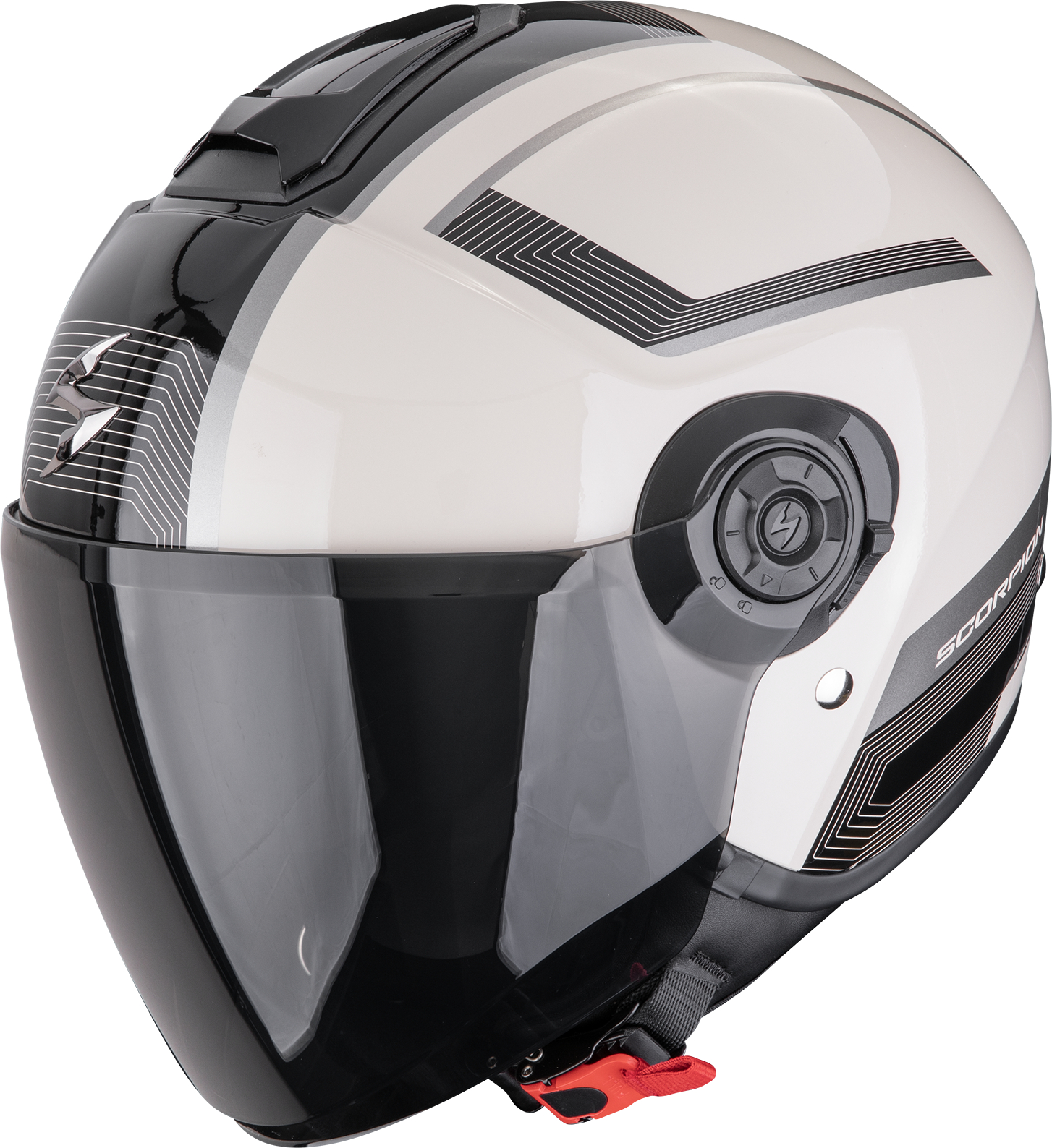 SCORPION EXO-City II Cosmos, Jethelm of scooter helm, Creme-zwart