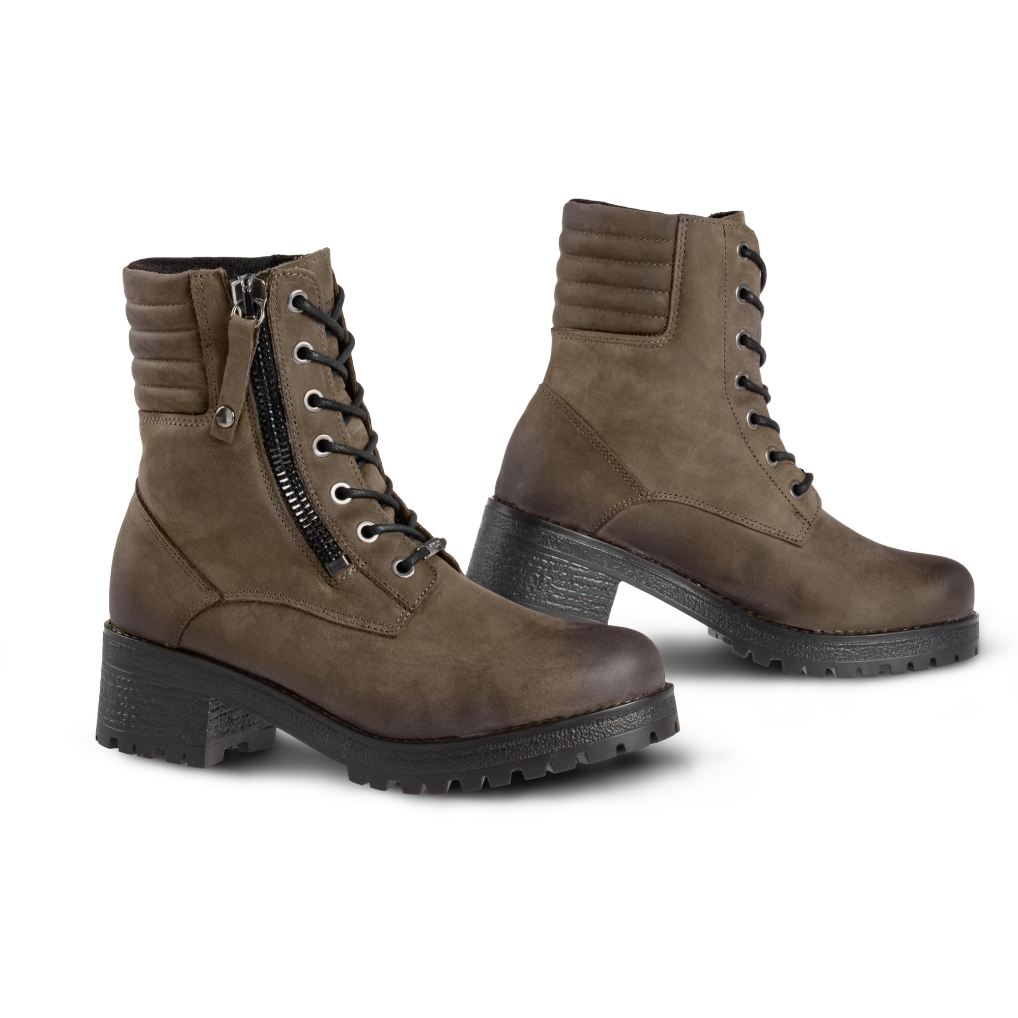 GIANNI FALCO Misty 2, Women's motorcycle shoes, Army Green