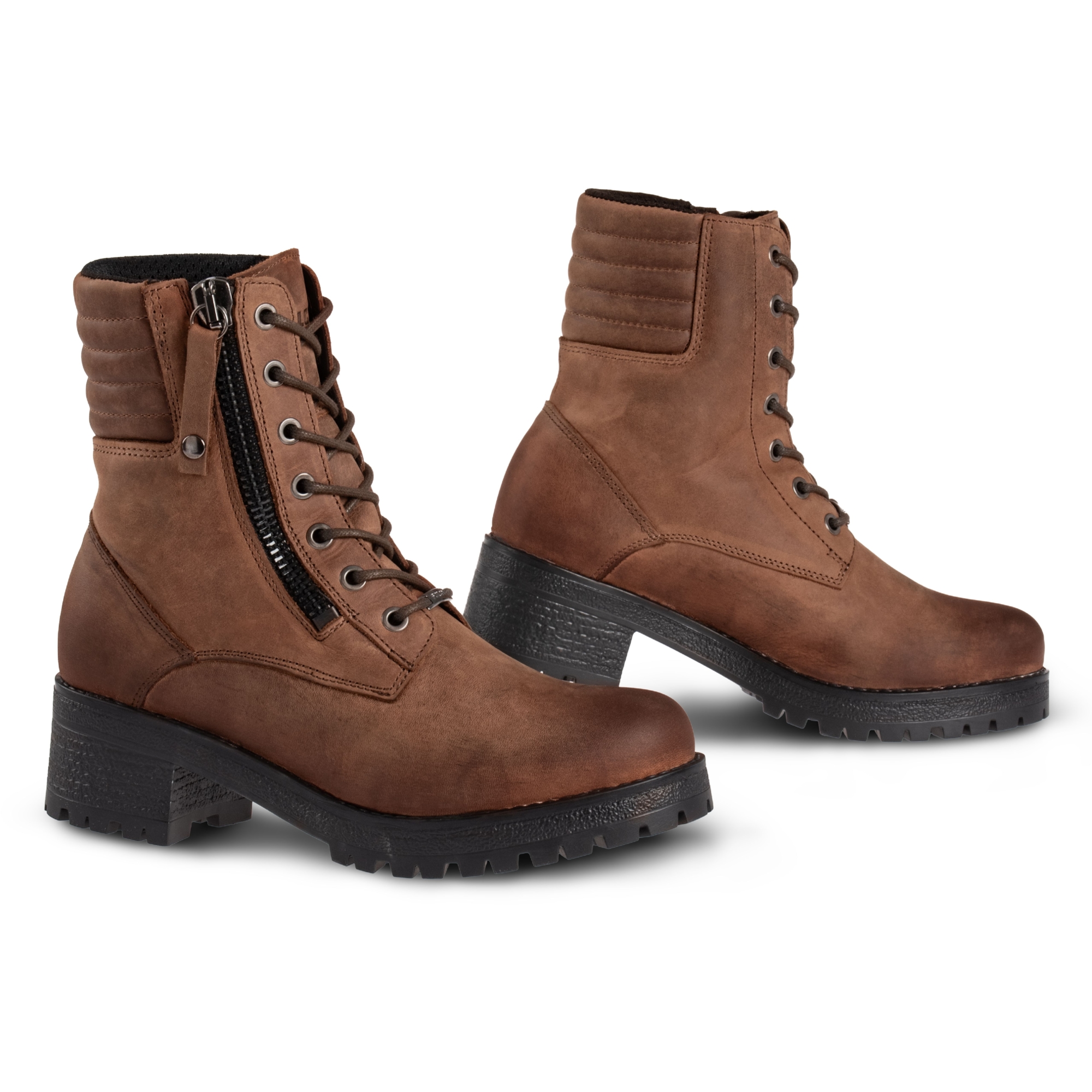 GIANNI FALCO Misty 2, Women's motorcycle shoes, Brown