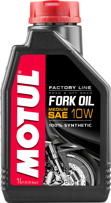 MOTUL Front fork oil 10W synthetic factory line, and shock absorber for motorcycles, 1 litre