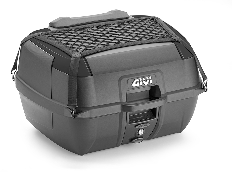 GIVI B45+ Monolock Top Case, boxes and side boxes for motorcycles, Black