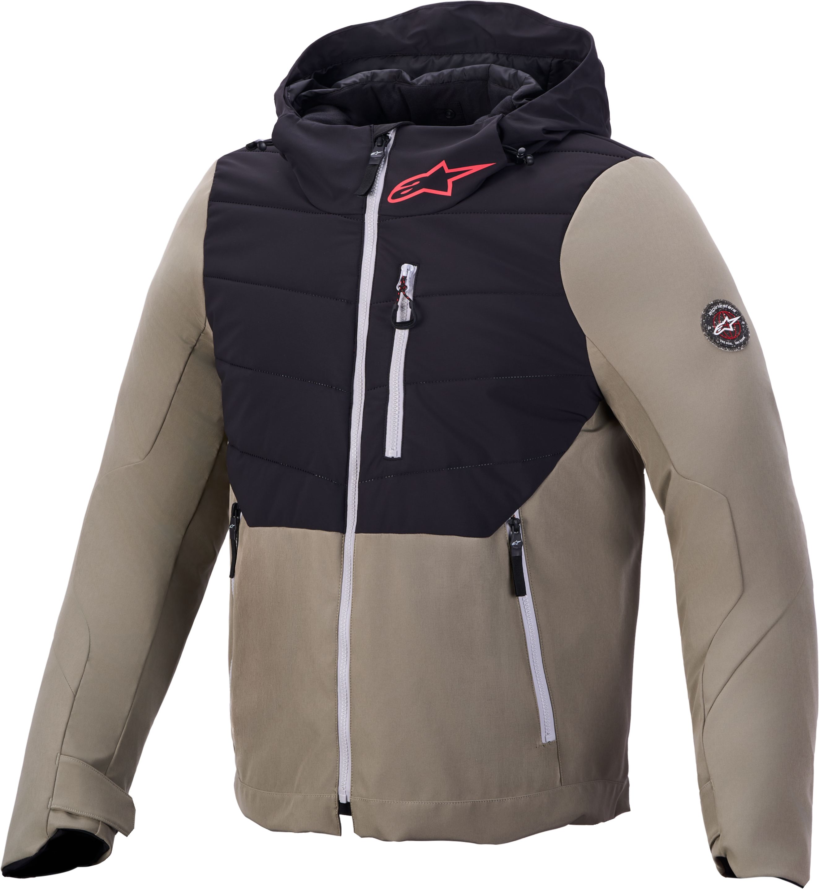 ALPINESTARS Therma-Tech Waterproof Jacket, Textiel motorjas heren, Zwart-Vetiver
