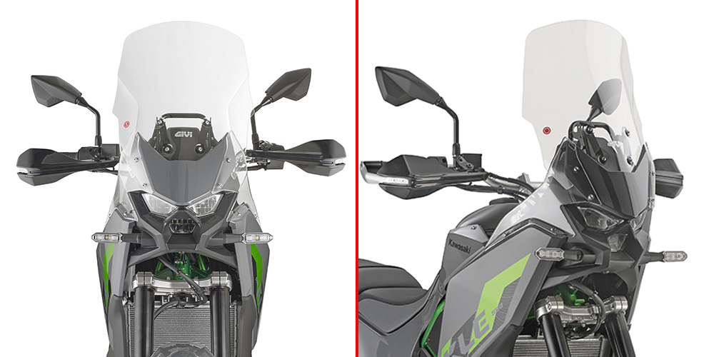 GIVI Windscherm, moto en scooter, D4139ST Verhoogd transparant
