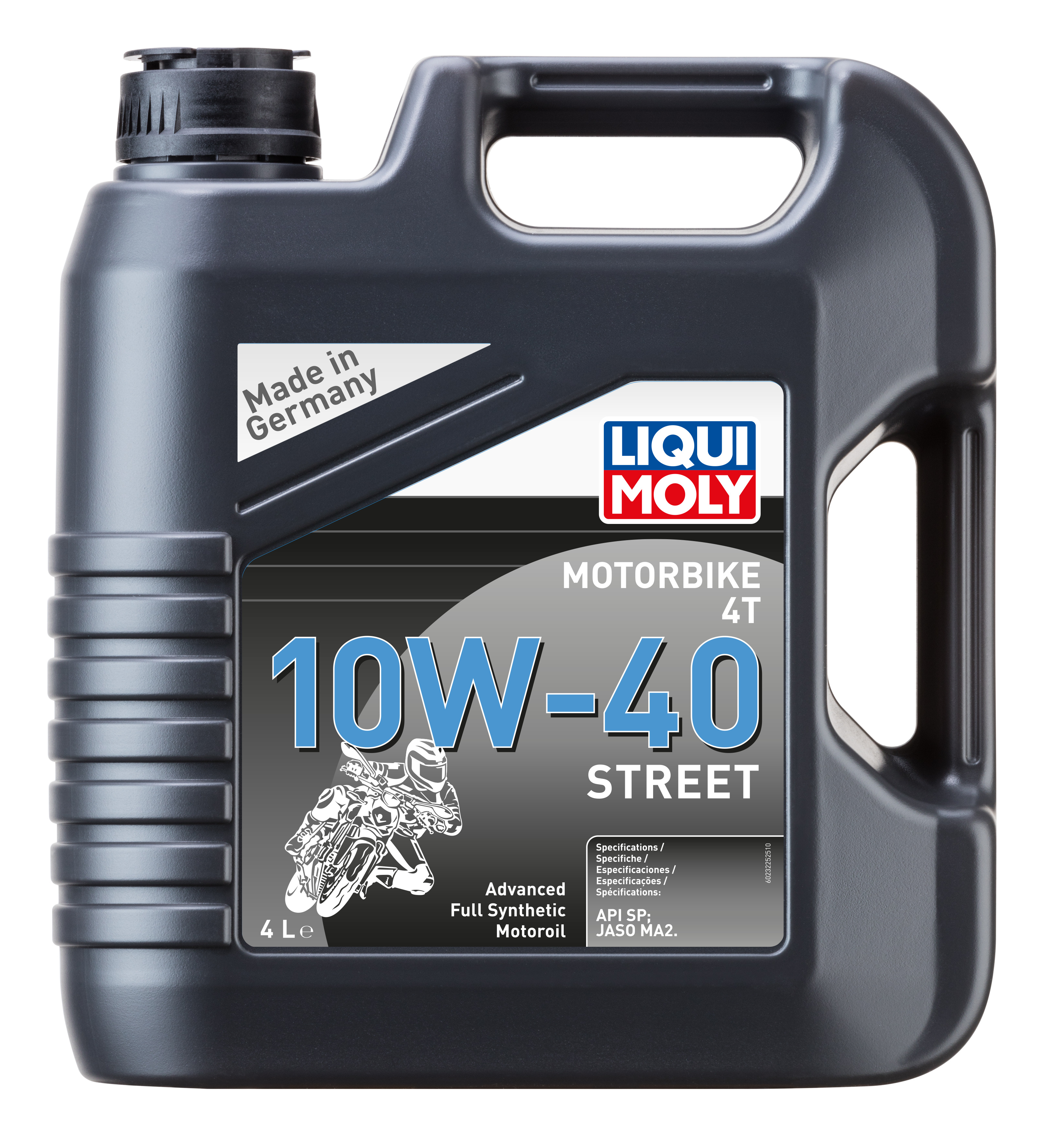 LIQUI MOLY 10W-40 semi-synthetisch Street, Motorolie 4T, 4L