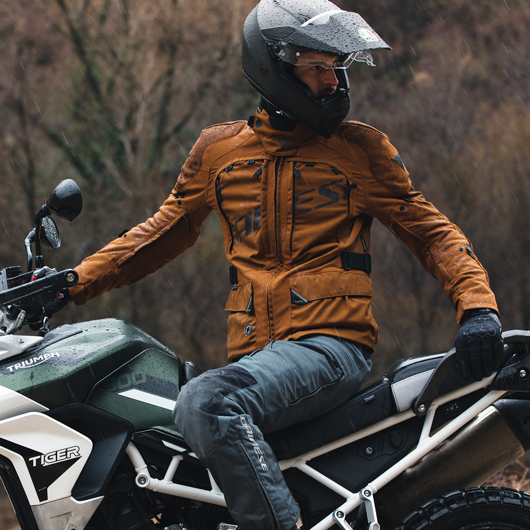 DAINESE Springbok 3L Absoluteshell Gris-Noir - Veste moto textile hommes