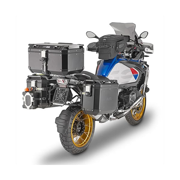 GIVI OBKN58 Trekker Outback Monokey Top Case Black Aluminum - Top boxes and  side boxes for motorcycles