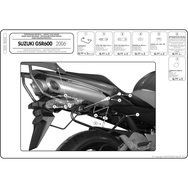 Montage instructies T255 -1