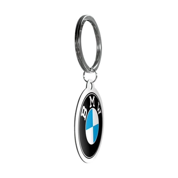 NOSTALGIC ART Porte-clés BMW Logo - Porte-clés pour le motard