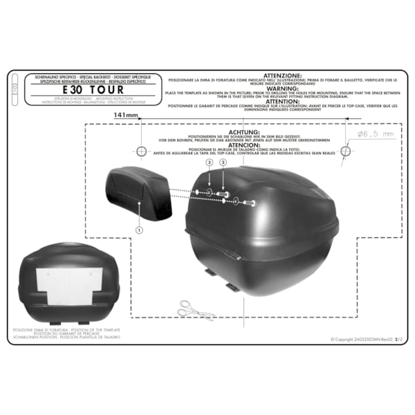 Instructions de montage E103 -2