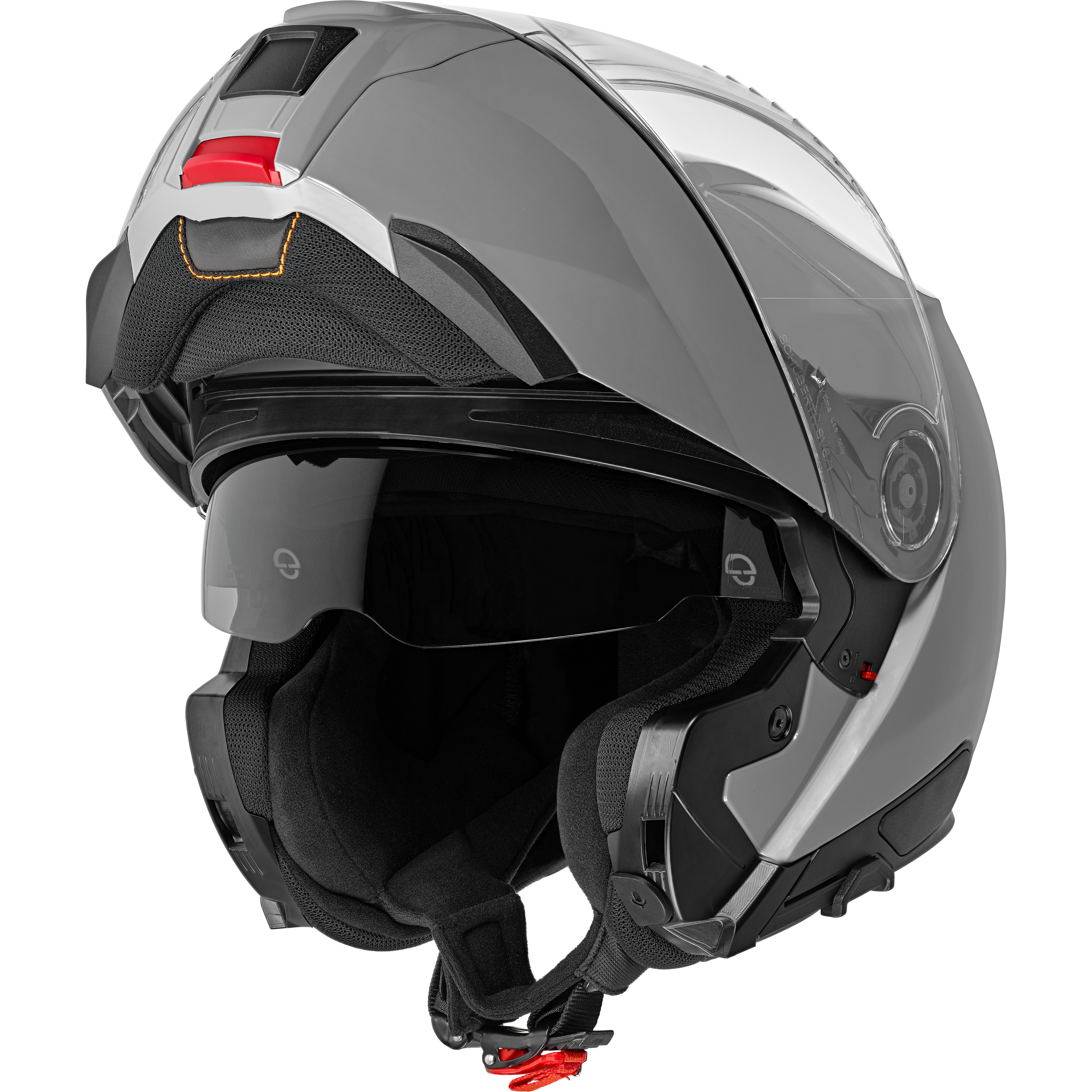 Schuberth C5 Helmet (Black) Anniversary Lines Series Red & Blue Stickers -  Signature Custom Designs