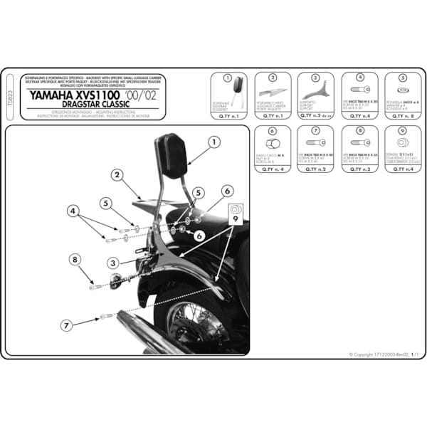 Instructions de montage TS823