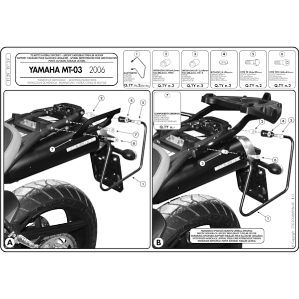 Montage instructies T129 -1