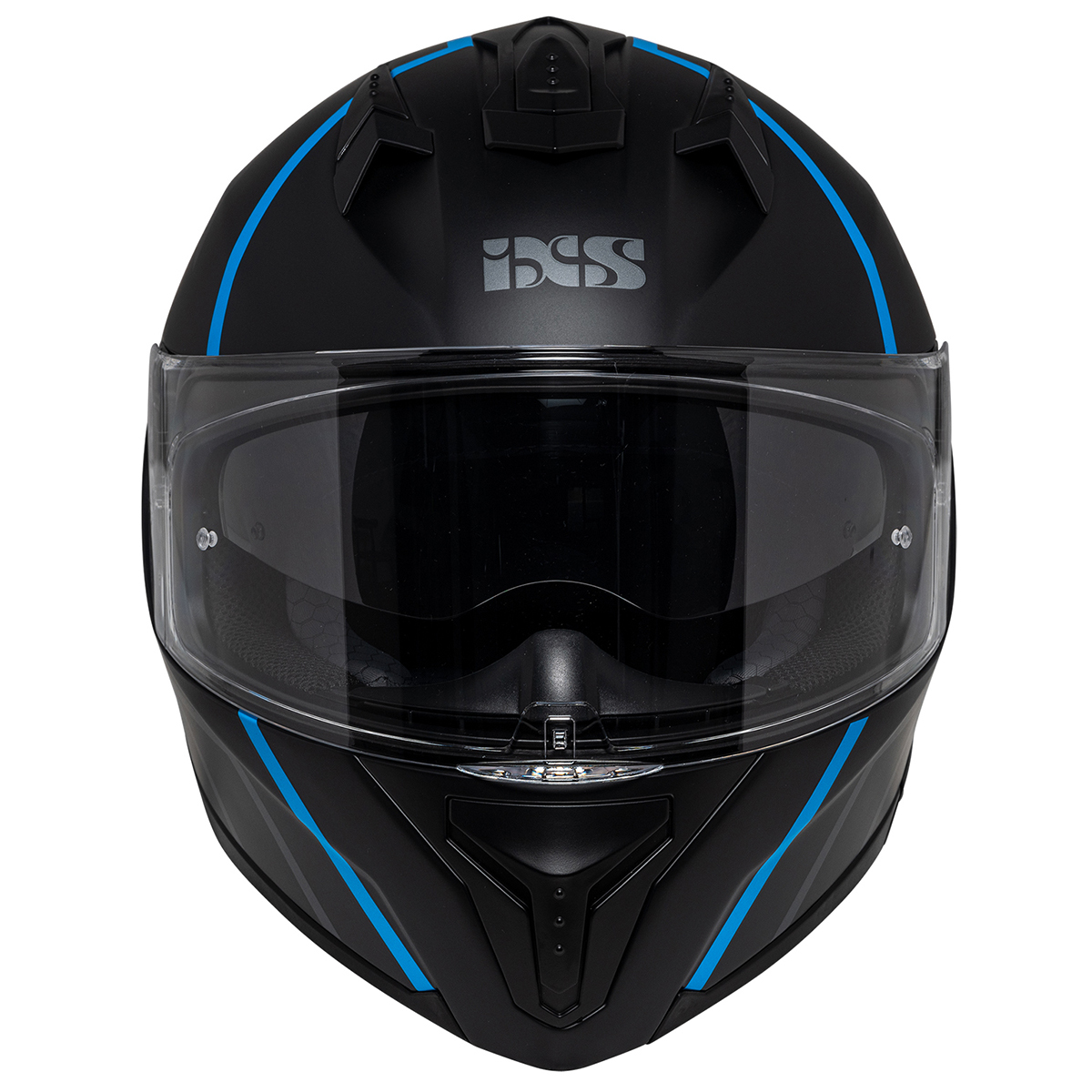 Casque intégral moto SCORPION EXO-R1 AIR VATIS Noir-Bleu