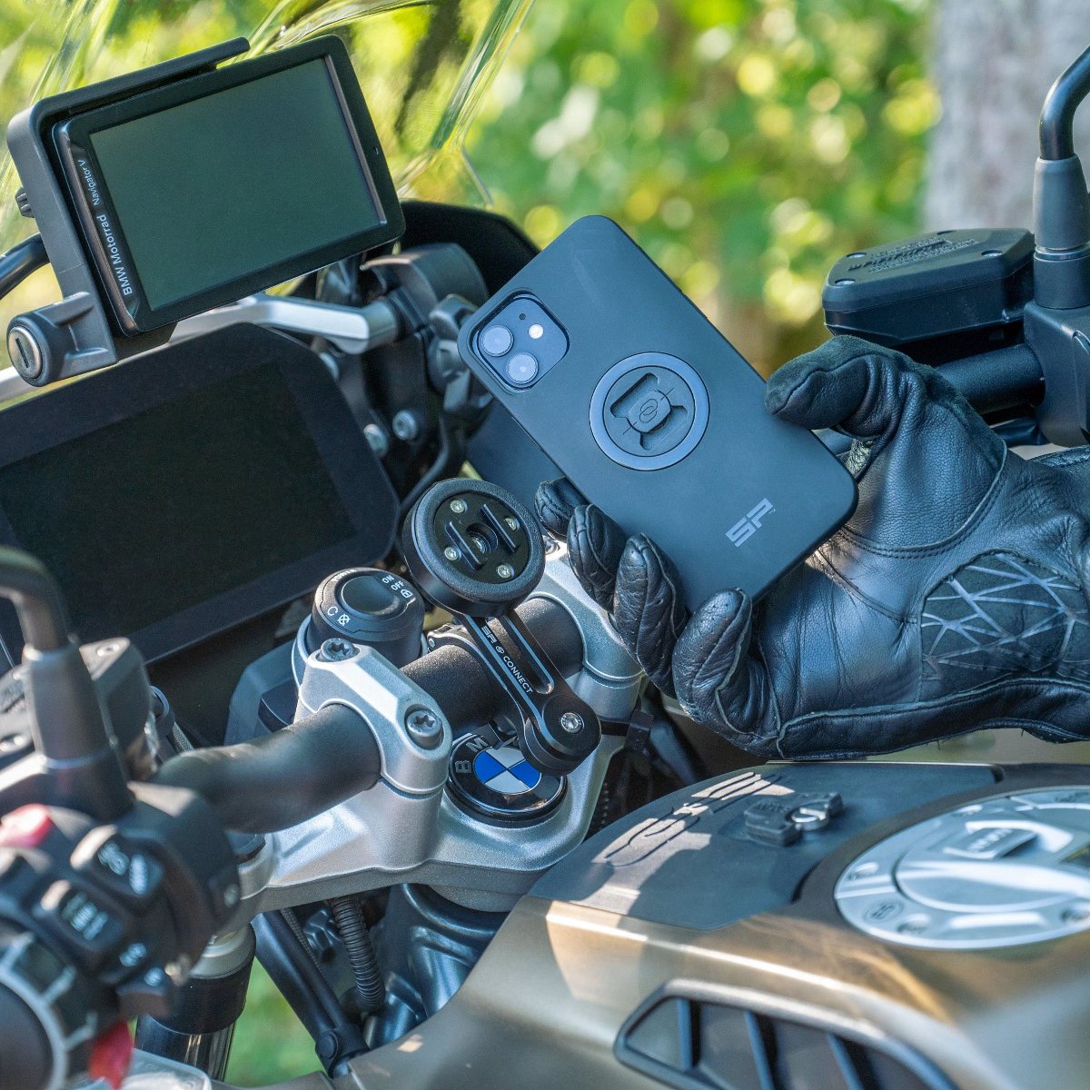 Amortisseur antivibration pour support téléphone - Équipement moto
