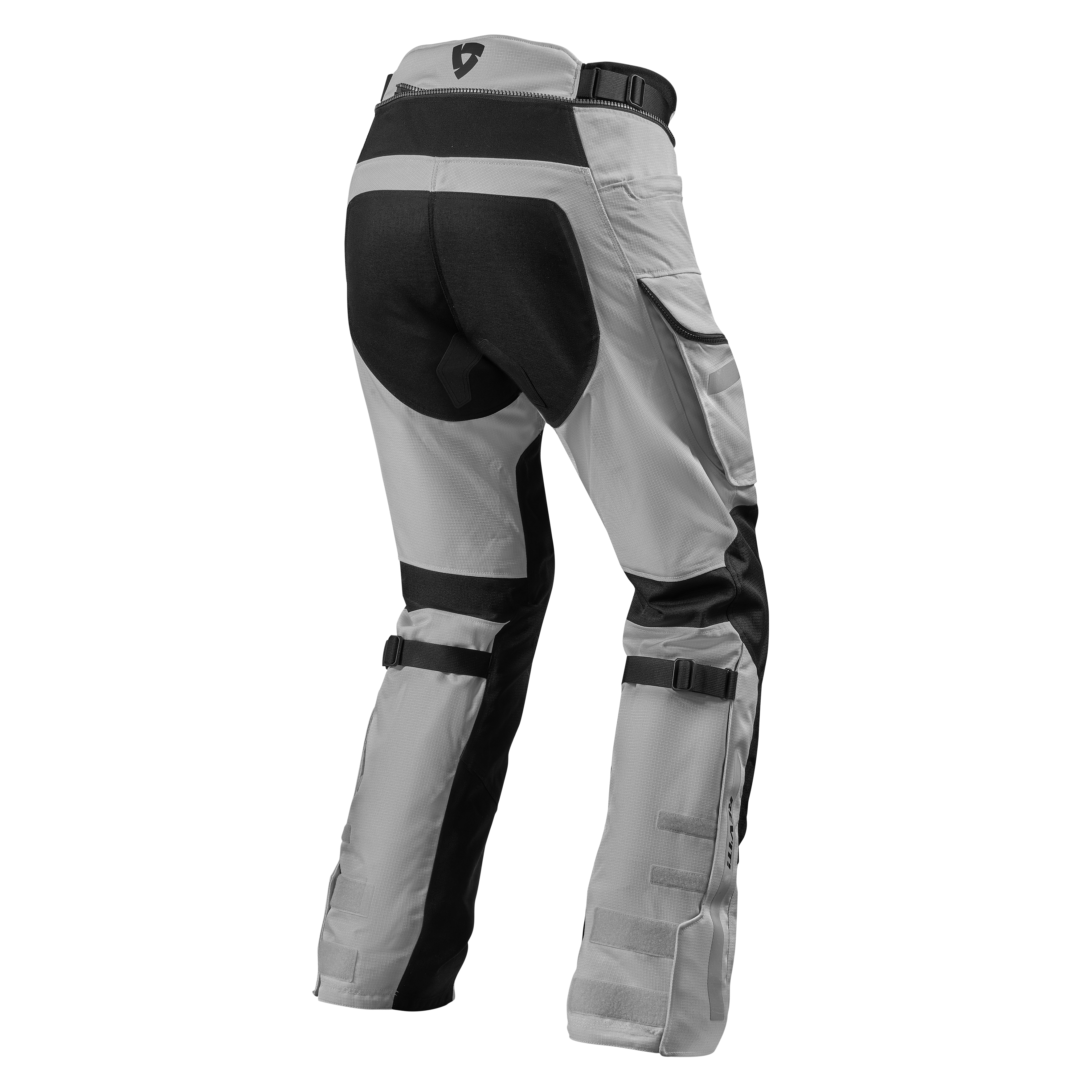 REV'IT! Sand 4 H2O Pants Silver - Black long - Men's textile motorcycle  pants