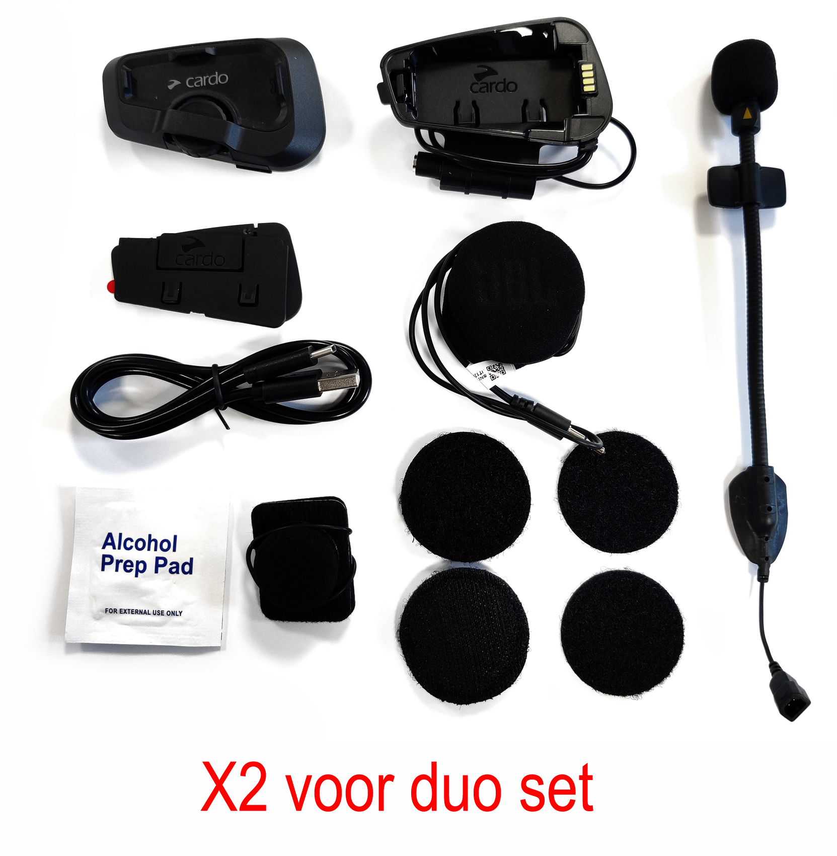  Cardo Systems FREECOM 2X Motorcycle 2-Way Bluetooth  Communication System Headset - Black, Single Pack : Automotive