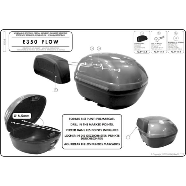 Instructions de montage E103 -1