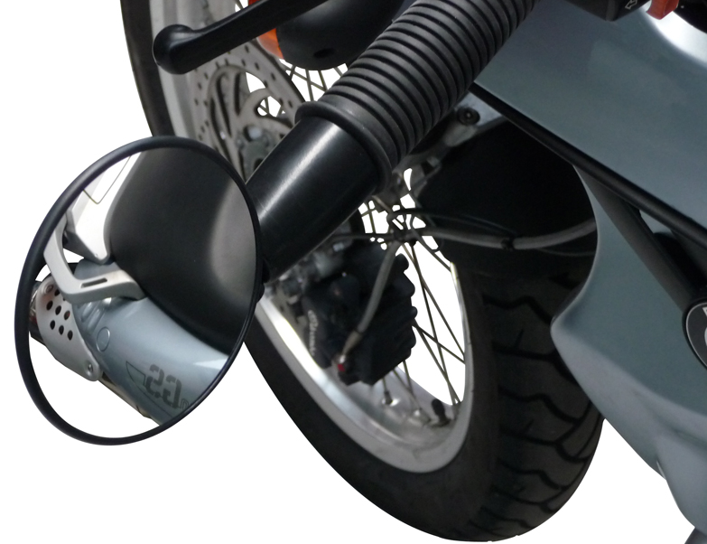 SHIN YO Superbike Bar End Rearview Mirrors Glossy Black - Lowest Price  Guarantee