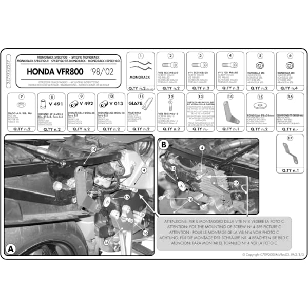 Montage instructies 257FZ (2)