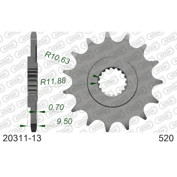 Front sprocket image