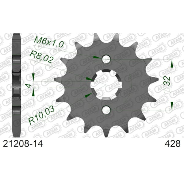 Front sprocket image