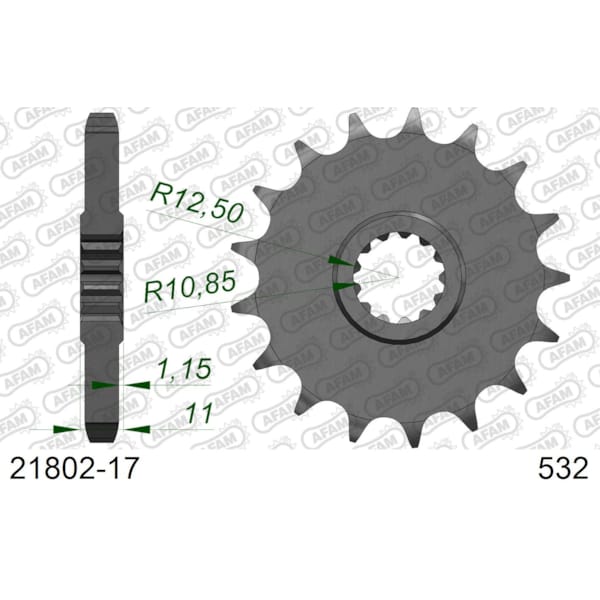 Front sprocket image