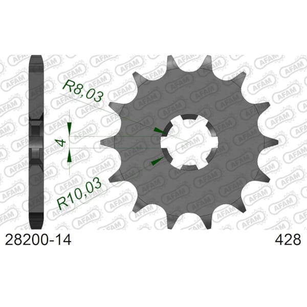 Front sprocket image