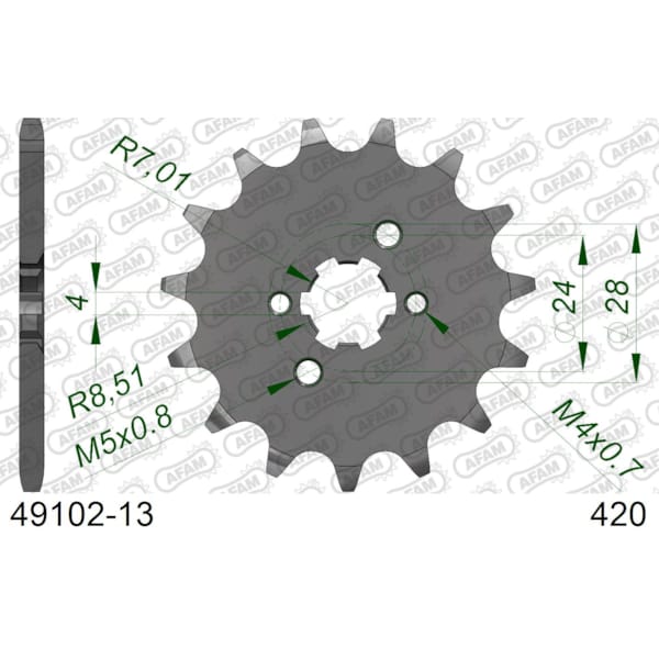 Front sprocket image