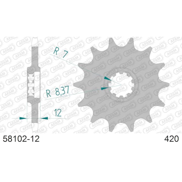 Front sprocket image