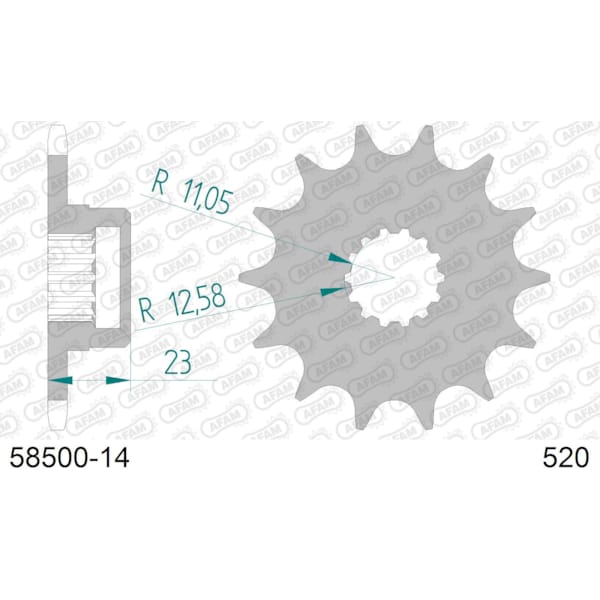 Front sprocket image