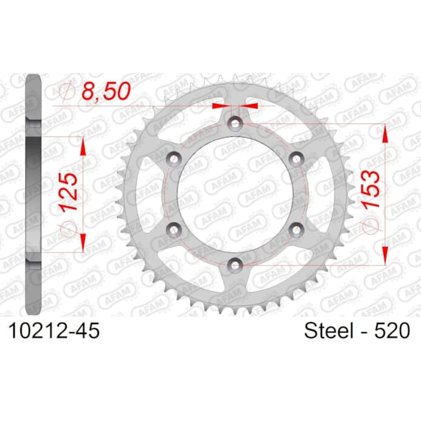 Rear sprocket image