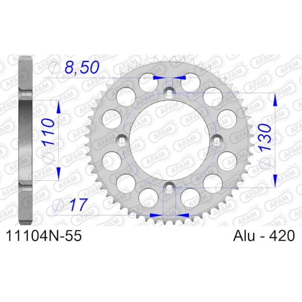 Rear sprocket image
