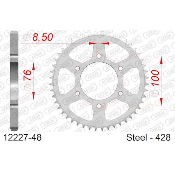 Rear sprocket image