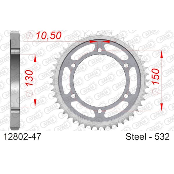 Rear sprocket image