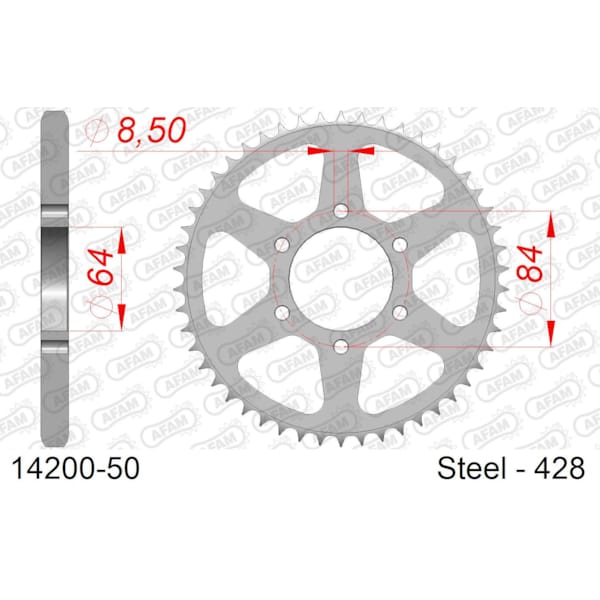 Rear sprocket image