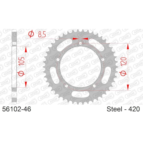 Rear sprocket image