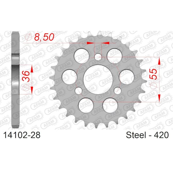 Rear sprocket image